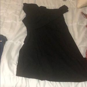 Off the shoulder Little black dress